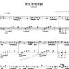bye bye bye Piano Sheet