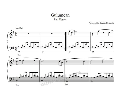 Gulumcan Piano Sheet