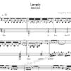 lovely billie eilish piano sheet