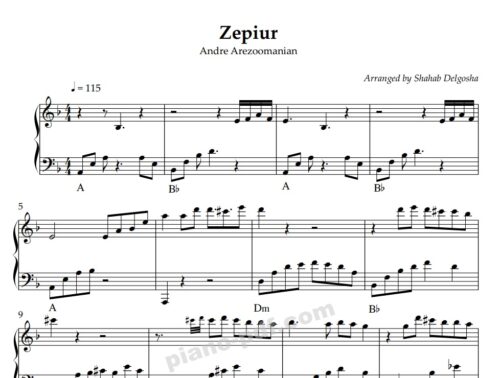 Zepiur Piano Sheet