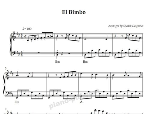 El Bimbo Piano Sheet