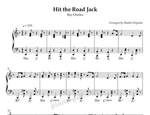 Hit the Road Jack Piano Sheet